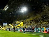 Fanouci Borussie Dortmund pedvedli nádherné choreo ped duelem s Barcelonou v...