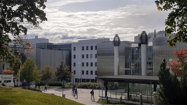 Pohled na komplex univerzitních budov