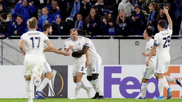 Slovan Bratislava zdolal v úvodním duelu EL Besiktas.
