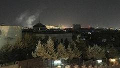 Pobl americkho velvyslanectv v Kbulu zaznl siln vbuch. Raketa zashla ministerstvo obrany