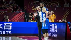 Trenér Ronen Ginzburg a Tomá Satoranský z eska (vlevo).