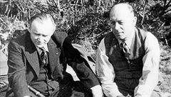 S Moravcem (vlevo) do Anglie v březnu 1939 odletěl i přednosta obranné sekce...