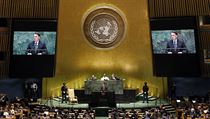 Jair Bolsonaro hovo na 74. zasedn Valnho shromdn OSN