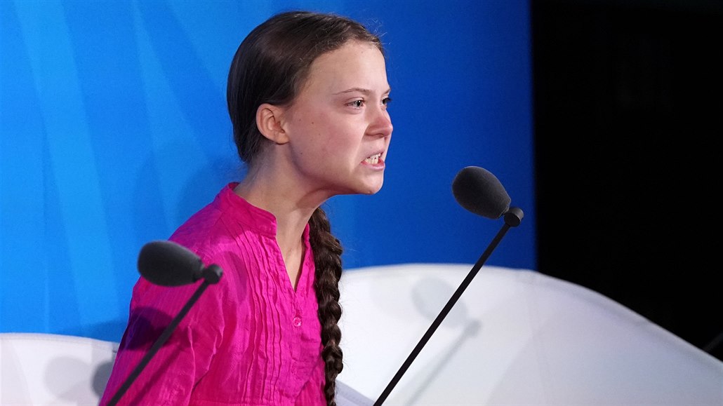 Švédská aktivistka Greta Thunbergová.