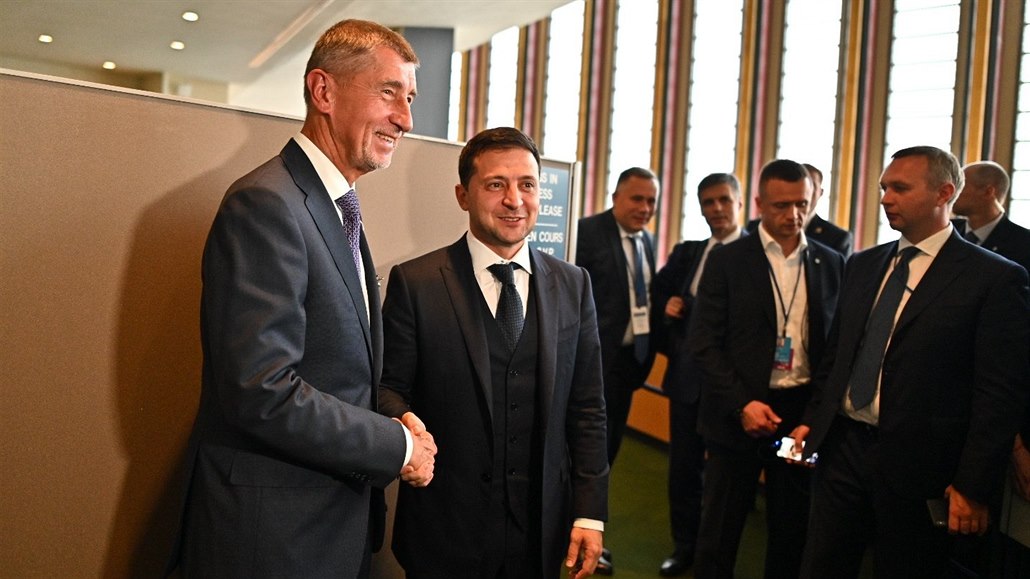 Premiér Andrej Babi se setkal s ukrajinským prezidentem Volodymyrem Zelenským.