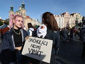 Pátení stávka za klima v Praze.