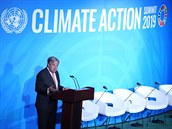 António Guterres, generální tajemník OSN ped Klimatickým summitem.