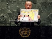 Turecký prezident Erdogan hovoí v OSN