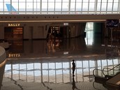 Hala terminálu nov oteveného pekingského letit Ta-sing.