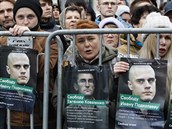 Na 20 000 lidí manifestovalo v Moskv za proputní demonstrant.