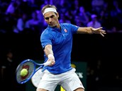 Roger Federer je v Laver Cupu ve dvouhe i tet rok po sob neporaziteln.