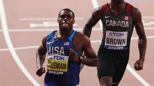 Christian Coleman ovládl sprint na 100 metr a je nejrychlejím hráem planety.