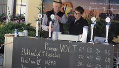 Pivovar Volt z Jablonce nad Nisou na festivalu Slunce ve skle - ani tady...