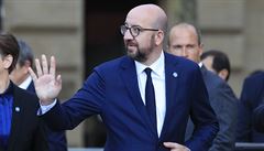 Belgický premiér Charles Michel dorazil na poheb Jacquese Chiraca.