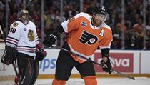 Jakub Vorek a Philadelphia Flyers v prask O2 arn pomili sly s Chicago...