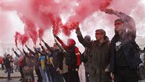 Podobn demonstrace s heslem Ne kapitulaci se podle listu Ukrajinska pravda...