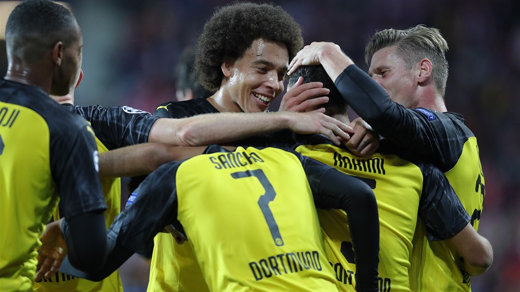 Radost fotbalistů Dortmundu