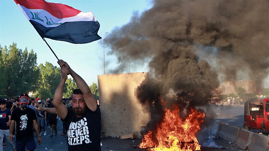 Protivládní protesty v Bagdádu