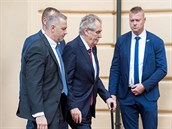 Prezident Milo Zeman pichází na jedná s prezidenty V4, Srbska a Slovinska