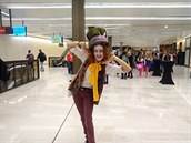 Jeden z kostým� leto�ního HumbookFestu.