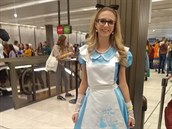 Mezi kostýmy byla i Alenka v �í�i div�.