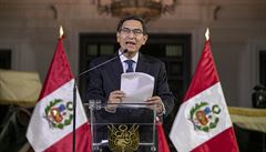 Peruánský prezident Martín Vizcarra rozpustil parlament ovládaný opozicí. | na serveru Lidovky.cz | aktuální zprávy