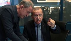 Turecký prezident Tayyip Erdogan s ministrem obrany