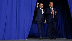 Prezident Donald Trump a australský premiér Scott Morrison koncem záí 2019