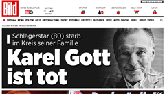 Smrt Gotta je v Německu a dalších zemích zpráva číslo jedna, informují o tom všechny servery a televize