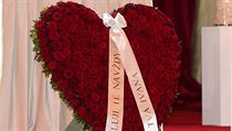 Srdce z růží od Ivany Gottové 11. října 2019 ve Velkém sále paláce Žofín v...