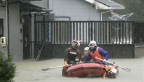 Zaplaven rezidenn tvr v Japonsku