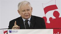 Jaroslaw Kaczynski, ldr strany Prvo a spravedlnost (PiS).