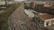 V katalnsk Giron demonstruje podle policie 60.000 lid, informoval denk La...