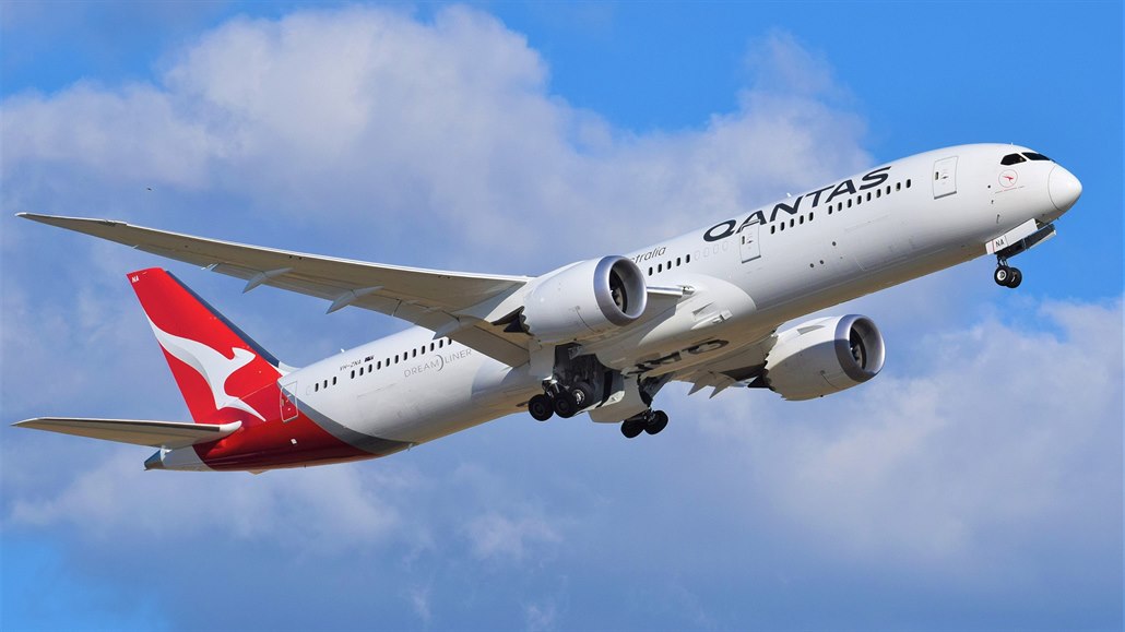 Boeing 787-9 Dreamliner australských aerolinek Qantas.