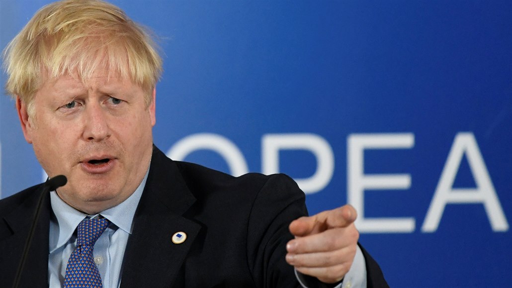 Britský premiér Boris Johnson.