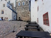 Nádvoí hradu v Turku