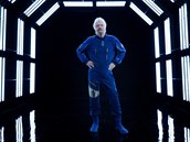 Zakladatel Virgin Galactic Richard Branson v nové vesmírné kombinéze