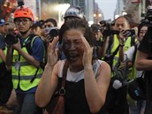 Hongkong se u tyi msíce zmítá v nepokojích a masivních a asto násilných...