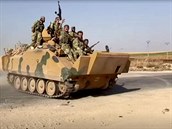 Tank syrských povstalc.
