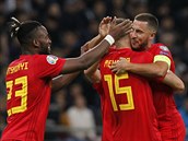 Fotbalisté Belgie slaví postup na Euro. Stali se prvními úastníky mistrovství...