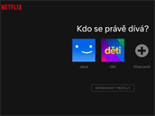 eské rozhraní Netflixu.