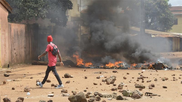 Protesty v Guinei