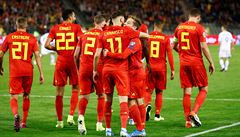 Belgiané slaví vysoké vítzství nad San Marinem.