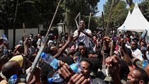 Protesty v hlavnm mst Etiopie, Addis Abeb.