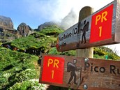 Vstup na Pico Ruivo je nejkrsnjm vysokohorskm mstnm trekem