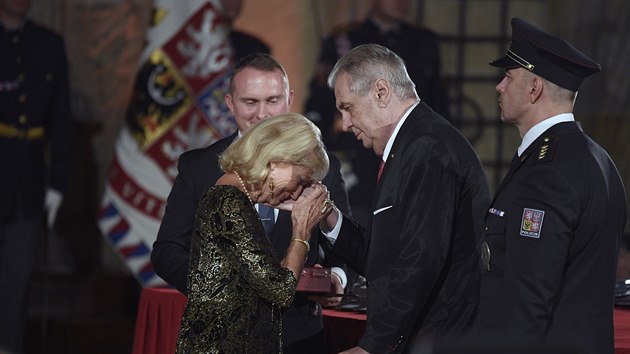 Prezident Milo Zeman udloval 28. íjna 2019 na Praském hrad státní...
