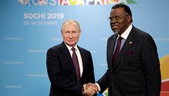 Putin a namibijský prezident Hage Geingob. | na serveru Lidovky.cz | aktuální zprávy