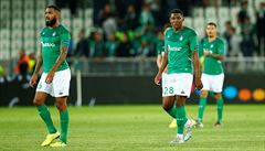 Fotbalisté Saint Etienne nebyli s remízou p�íli� spokojení.