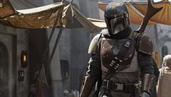 Procházka tritm. Seriál Mandalorian (2019). Reie: Jon Favreau.