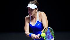 Belinda Bencicova ovládla v souboji s Petrou Kvitovou první set.